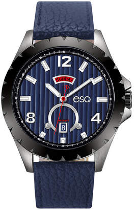 ESQ Mens Blue Strap Watch-37esq007101a