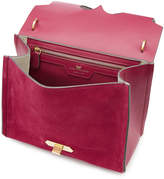 Thumbnail for your product : Anya Hindmarch Bathurst Heart Extra Small Suede Shoulder Bag with Leather