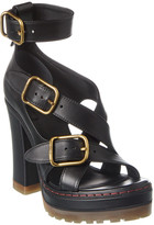 Thumbnail for your product : Chloé Daisy Leather Platform Sandal