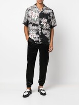 Thumbnail for your product : Saint Laurent Tapered-Leg Silk Trousers