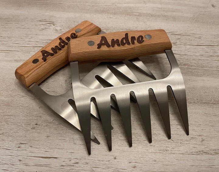Personalized Meat Shredder Claws-Easily Lift, Handle, Shred, Cut Meats-Grill Gift, Bbq Gift