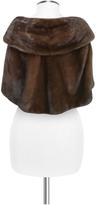 Thumbnail for your product : Forzieri Ultimate Luxury Collection Brown Mink Fur Front-pockets Cape