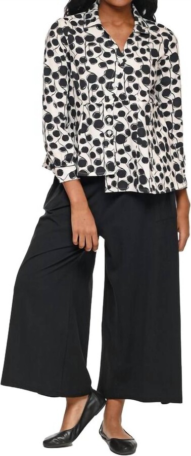 Tulip Clothing Opera Blouse In Banyan