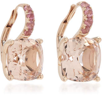 Jane Taylor Cirque Color Candy Drop Earrings with Morganite and Pink Tourmaline