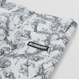 Thumbnail for your product : Burberry Childrens Floral Sketch Print Denim Shorts Size: 8Y