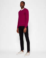 Thumbnail for your product : Ted Baker LIMEPIE Cashmere-blend V-neck jumper