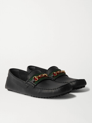 gucci kanye leather driving shoes