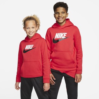 youth red nike hoodie