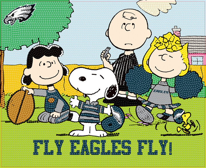 Sporticulture Philadelphia Eagles Snoopy Diamond Painting Craft Kit