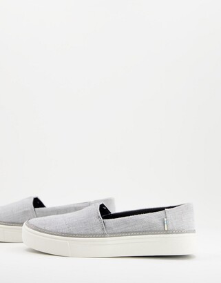 grey plimsolls womens