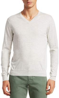 Saks Fifth Avenue Lightweight Cashmere V-Neck Sweater