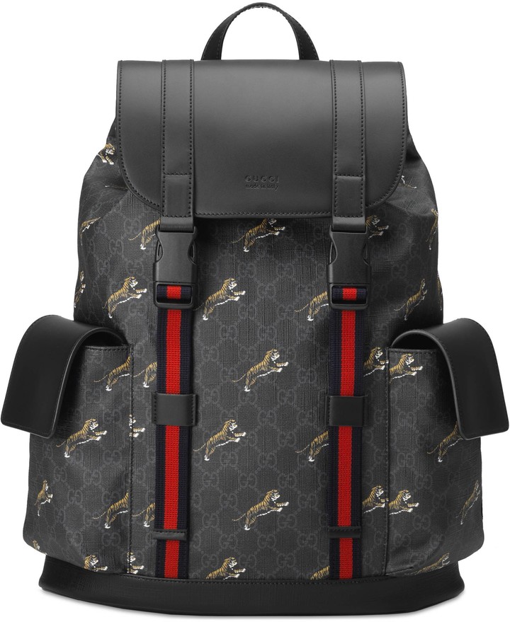 Gucci Bestiary backpack with tigers ShopStyle