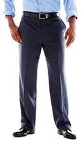 Thumbnail for your product : JCPenney Stafford Travel Flat-Front Trousers - Portly