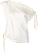 Thumbnail for your product : MM6 MAISON MARGIELA tie shoulder jersey top