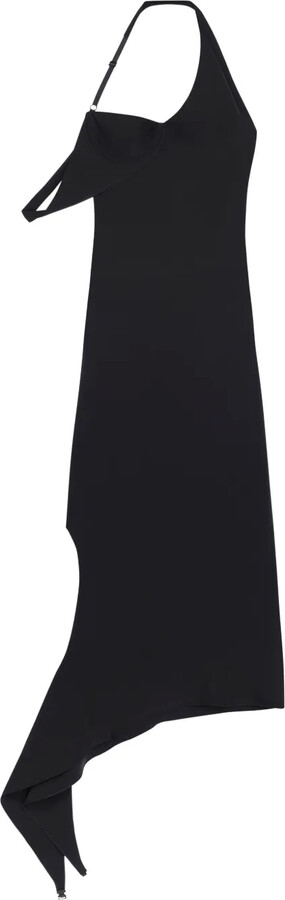 Courreges Undressed crepe maxi dress