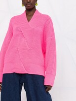 Thumbnail for your product : MSGM Chunky-Knit Cable Jumper
