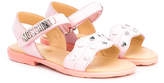 Thumbnail for your product : Moschino Kids heart studded sandals