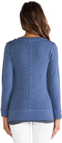 Thumbnail for your product : Monrow Ash French Terry Layered Sweatshirt