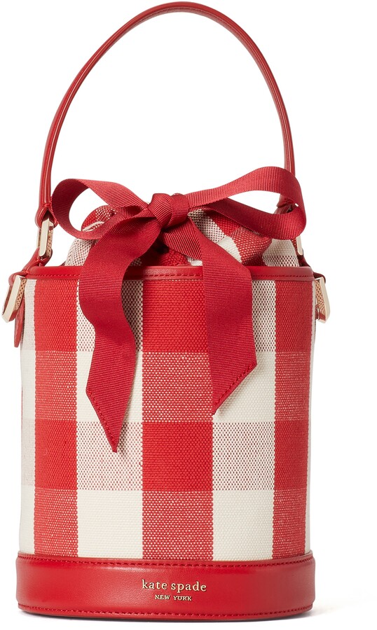 Kate Spade Picnic Gingham Bucket Bag ShopStyle