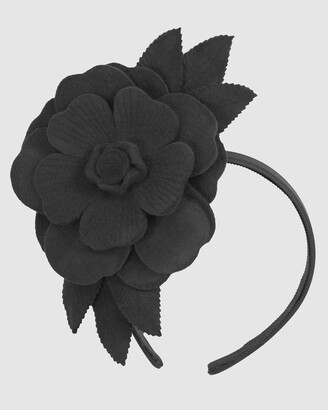 Max Alexander - Women's Black Fascinators - Felt Flower Racing Fascinator Headband - Size One Size at The Iconic