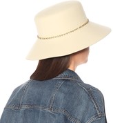 Thumbnail for your product : Maison Michel New Kendall embellished wool-felt hat