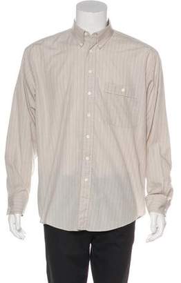 Saint Laurent Striped Button-Up Shirt