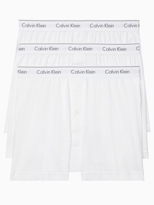 Calvin Klein Cotton Classics Knit Boxers 3Pack ShopStyle