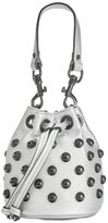 Thumbnail for your product : Steve Madden Ada Enamel Mini Dome Studded Bucket Bag
