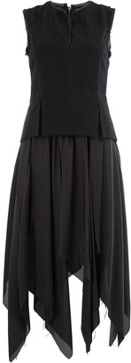 Masnada Asymmetric Full Skirt Dress