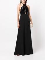 Thumbnail for your product : Halston Halterneck Sequin Gown