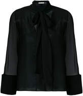 Thumbnail for your product : Alice + Olivia sheer sleeve blouse