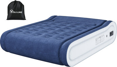 Alwyn Home Air Mattress With Integrated Pillow Inflatable Mattress With High-Speed Pump, Carry Bag And Repair Tools