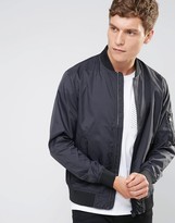 Thumbnail for your product : Jack and Jones Lightweight Nylon Bomber