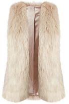 Thumbnail for your product : New Look Stone Faux Fur Gilet