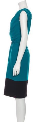 Roksanda Bateau Neckline Knee-Length Dress Blue