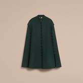 Thumbnail for your product : Burberry Domed Button Camel Hair Wool Cape