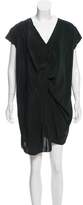 Thumbnail for your product : AllSaints Asymmetrical Silk Dress