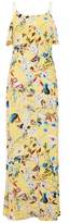 Thumbnail for your product : Quiz Yellow Floral Cold Shoulder Maxi Dress