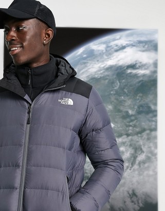 The North Face Lapaz hooded jacket in gray - ShopStyle Outerwear
