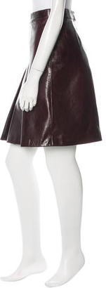 Belstaff Leather Mini Skirt w/ Tags