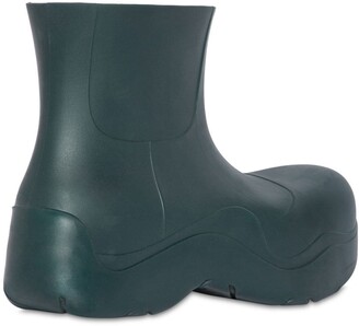 Bottega Veneta 55mm Puddle Rubber Ankle Boots