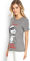Thumbnail for your product : Forever 21 Heathered Snoopy Tee
