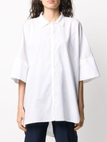 Thumbnail for your product : Gentry Portofino Oversized Short-Sleeve Shirt