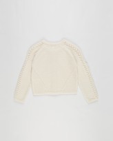 Thumbnail for your product : Bebe by Minihaha Girl's Neutrals Cardigans - Wool Blend Cardigan - Kids - Size 7 YRS at The Iconic