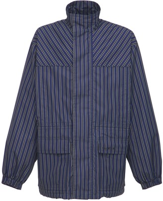 Balenciaga Tie Stripe Tech Ripstop Jacket - ShopStyle