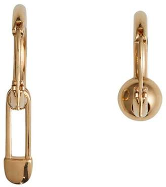 Burberry Kilt Pin earrings
