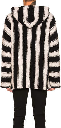 Amiri Baja Pullover Hoodie in Black & White | FWRD