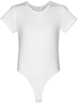 white blouse bodysuit