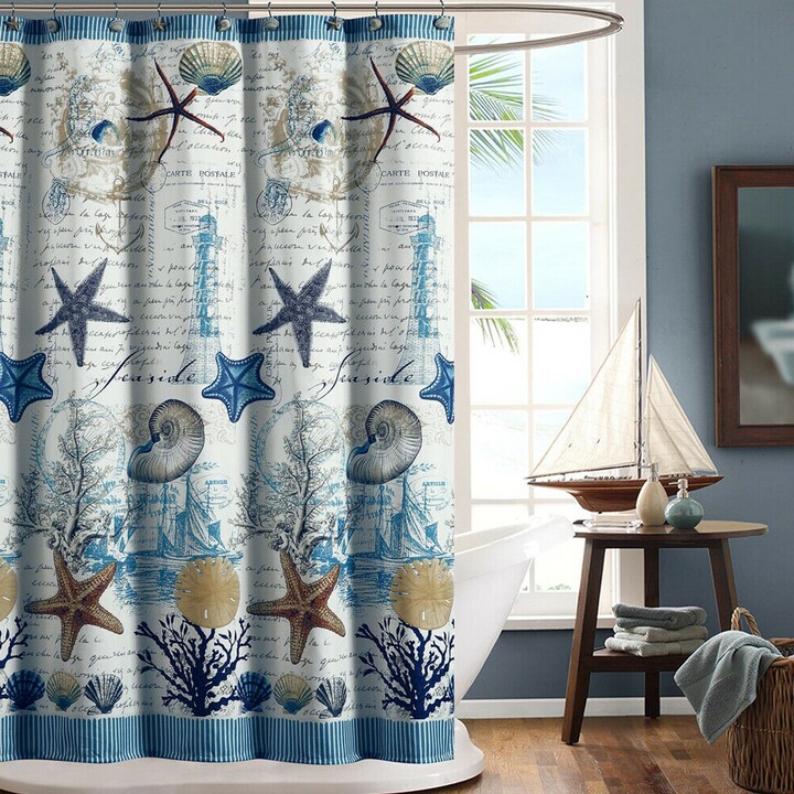 Sea S Shower Curtain The, Aviation Themed Shower Curtains