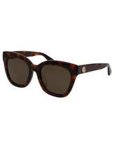 Thumbnail for your product : Gucci Monochromatic Universal-Fit Cat-Eye Sunglasses, Tortoise